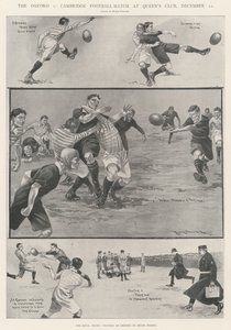 The Oxford v Cambridge Football-Match at Queen
